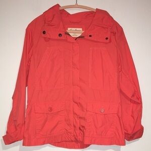Eddie Bauer Lightweight Utility Cargo Spring Jacket Sz Small